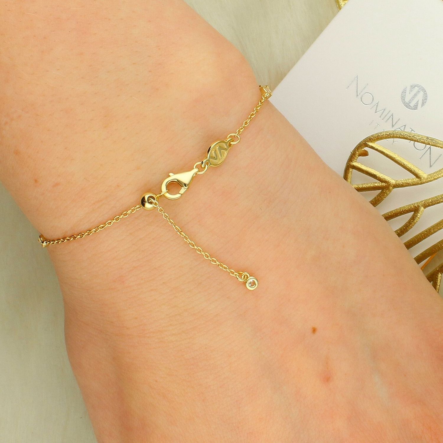 Bransoletka Nomination LifePoetry ze srebrnymi zdobieniami pozłacanymidf.jpg